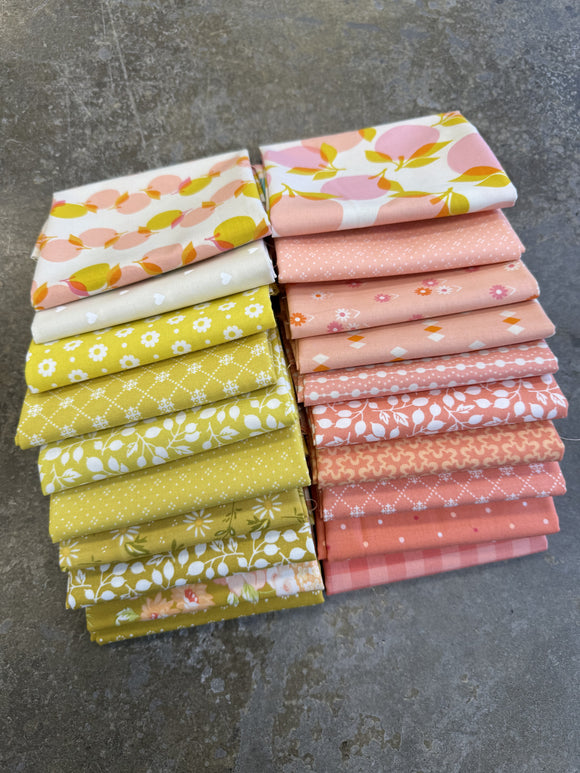 Citrine Orchards Bundle - 20 prints in citrine, peach and coral -