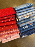 Classic Americana Fat Quarter Bundles - Low Volume or Colors