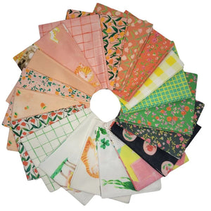 Heather Ross By Hand Fat Quarter Bundle SHOP CUT by Heather Ross for Windham Fabrics-17 Prints