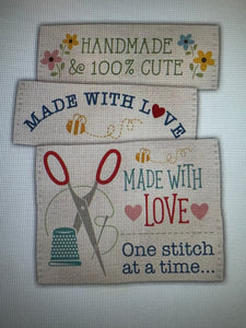 Lori Holt Made With Love Woven Labels by Lori Holt -Riley Blake Designs-