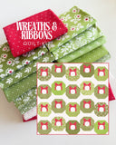 Wreaths and Ribbons Buon Natale Quilt Kit - Sterling Quilt Co - pattern not included
