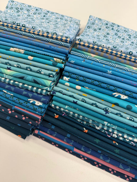 Barrett Starter Bundle Blues - 27 - 7 inch x WOF strips - Then Came June