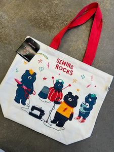 The Band Tote Bag RS 7074 by Sarah Watts for Ruby Star Society- Moda-16" X 19"