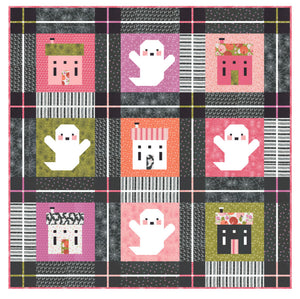 Ghost Town Quilt Kit in Hey Boo fabrics by Lella Boutique - Moda - 76 1/2" x 76 1/2"