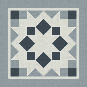 Ice Crystal Quilt Kit using Snowman Gatherings Collecton- 95 X 95"