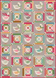 PREORDER Christmas Geese Boxed Quilt Kit using Home Town Holiday 2 by Lori Holt- 70 1/2" X 98 1/2"