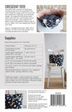 Crescent Tote Pattern AG 545 By Noodlehead