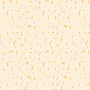 Dancing Notes LUB88104 from LullaBee by Patty Basemi for  Art Gallery Fabrics