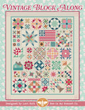 PREORDER It's Sew Emma Vintage Block Along Quilt Kit by Lori Holt- 90 1/2 X 108 1/2"