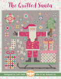 PREORDER The Quilted Santa Quilt Kit using Home Town Holiday 2 by Lori Holt- 80 1/2" X 85 1/2"