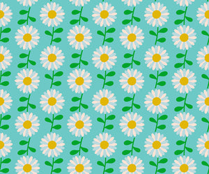 Flowerland Field of Flowers Turquoise RS0074 14 by Ruby Star Society - Moda -