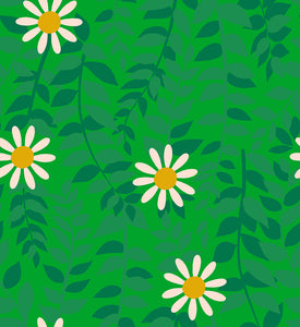 Flowerland Daisy Greenery Verdant RS0075 12 by Ruby Star Society - Moda -