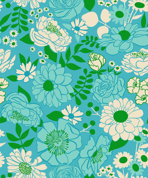 Rise And Shine Morning Bloom Succulent RS0077 13 by Melody Miller for Ruby Star Society- Moda- 1/2 Yard