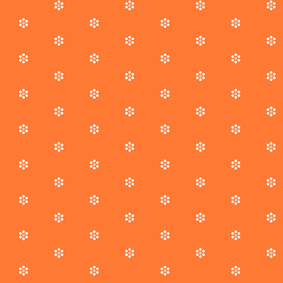 Rise And Shine Tiny Blooms Orange RS0083 14 by Melody Miller for Ruby Star Society- Moda- 1/2 Yard