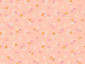 Juicy Baby Flowers Peach RS0092 12 by Melody Miller  -  Ruby Star Society-Moda- 1/2 Yard