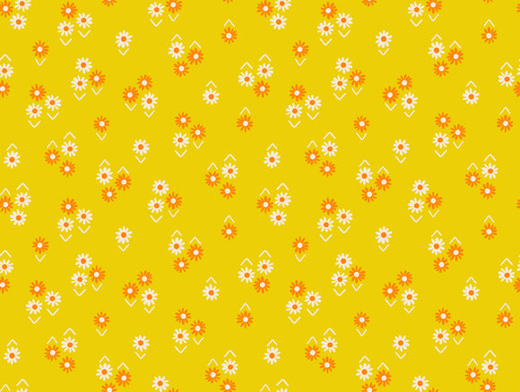 Juicy Baby Flowers Golden Hour RS0092 13 by Melody Miller  -  Ruby Star Society-Moda- 1/2 Yard