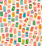 Trinketry Matchmaker Natural With Neon RS0109 11 by Melody Miller for Ruby Star Society- Moda- 1/2 Yard
