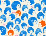 PREORDER Sparkle Mart Dottie's Friends Blue Light Special RS0120 12 by Melody Miller for Ruby Star Society -1/2 Yard