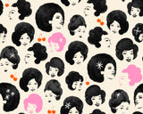 PREORDER Sparkle Mart Dottie's Friends Black RS0120 14 by Melody Miller for Ruby Star Society -1/2 Yard
