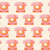 PREORDER Sparkle Mart Telephones Natural RS0121 11 by Melody Miller for Ruby Star Society -1/2 Yard