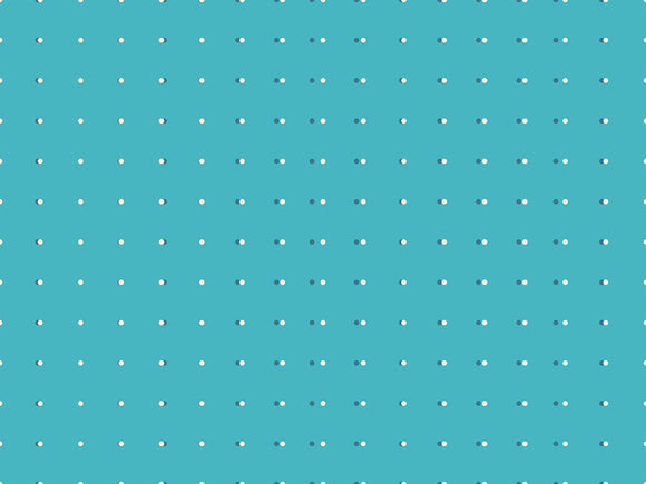 Pivot Double Dots Dark Turquoise RS1078 14 by Ruby Star Society - Moda - 1/2 Yard