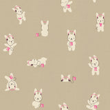 PREORDER Lofi Linens Rabbeats Khaki RS1129 15CL by Rashida Coleman Hale for Ruby Star Society- Moda- 1/2 Yard