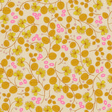 PREORDER Lofi Linens Caper Floral Parchment RS1133 11CL by Rashida Coleman Hale for Ruby Star Society- Moda- 1/2 Yard