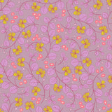 PREORDER Lofi Linens Caper Floral Lilac RS1133 21CL by Rashida Coleman Hale for Ruby Star Society- Moda- 1/2 Yard