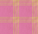 PREORDER Lofi Loom Woven Tattersome Vivid Pink RS1141 12 by Rashida Coleman Hale for Ruby Star Society- Moda - 1/2 Yard