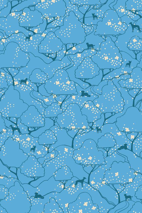 Dog Park Landscape Altitude RS2098 14 by Sarah Watts for Ruby Star Society- Moda- 1/2 yard