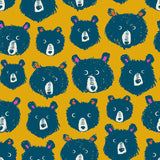 Teddy And The Bears Goldenrod RS2102 11 by Sarah Watts for Ruby Star Society- Moda- 1/2 yard