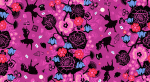 PREORDER Hello Alice Rabbit Hole Berry RS2121 12 by Sarah Watts for Ruby Star Society-Moda- 1/2 Yard
