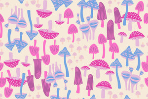 PREORDER Hello Alice Mushroom Land Shell RS2124 11 by Sarah Watts for Ruby Star Society-Moda- 1/2 Yard
