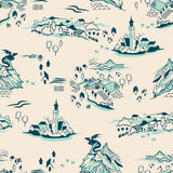 Fireglow Fantasy Village Frost RS2133 12 by Sarah Watts for Ruby Star Society-Moda- 1/2 Yard