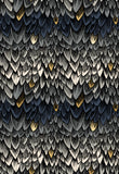 PREORDER Fireglow Scales Metallic Smoke RS2134 14M by Sarah Watts for Ruby Star Society-Moda- 1/2 Yard