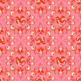 PREORDER Fireglow Emblem Metallic Dark Ruby RS2136 12M by Sarah Watts for Ruby Star Society-Moda- 1/2 Yard