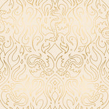 Fireglow Scribe Metallic Shell RS2137 11M by Sarah Watts for Ruby Star Society-Moda- 1/2 Yard