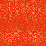 Fireglow Scribe Metallic Dark Ruby RS2137 12M by Sarah Watts for Ruby Star Society-Moda- 1/2 Yard