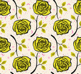 PREORDER Ink Shop Ink Rose Pistachio RS2139 11 by Sarah Watts for Ruby Star Society-Moda- 1/2 Yard