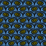 PREORDER Ink Shop Scallop Flower Lindley Blue RS2140 16 by Sarah Watts for Ruby Star Society-Moda- 1/2 Yard
