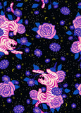 PREORDER Ink Shop Tiger Rose Black RS2143 13 by Sarah Watts for Ruby Star Society-Moda- 1/2 Yard