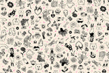 PREORDER Ink Shop Tattoo Flash Natural Rs2145 11 by Sarah Watts for Ruby Star Society-Moda- 1/2 Yard