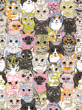 PREORDER Oops All Cats - Hundreds of Cats- Sandbox RS2146 11 by Sarah Watts for Ruby Star Society-Moda - 1/2 Yard