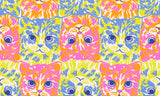 PREORDER Oops All Cats - Cat Checkers- Highlight RS2148 12 by Sarah Watts for Ruby Star Society-Moda - 1/2 Yard