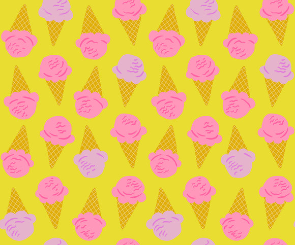 Sugar Cone Ice Cream Citron RS3062 11 by Ruby Star Society - Moda - HALF YARD