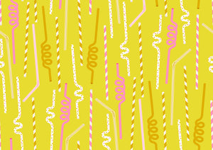 Sugar Cone Straws Citron RS3064 11 by Ruby Star Society - Moda - HALF YARD