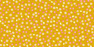 Picture Book Ditsy Goldenrod RS3072 12 by Ruby Star Society - Moda - HALF YARD