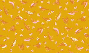 Bird Is The Word Migration Goldenrod RS3076 14 by Ruby Star Society - Moda - Half Yard