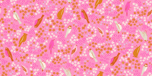 Bird Is The Word Spark Flamingo RS3077 12 by Ruby Star Society - Moda - Half Yard