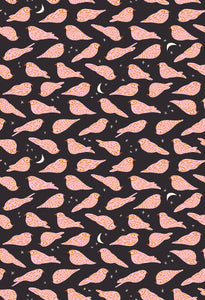 Bird Is The Word Whippoorwill Soft Black RS3078 16 by Ruby Star Society - Moda - Half Yard